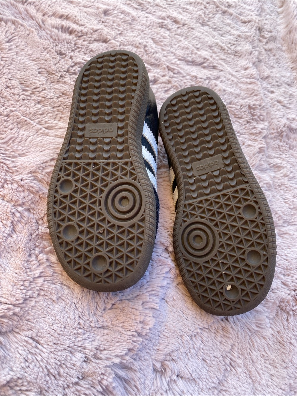 adidas Black samba Sneakers with White Stripes - Picture 2 of 5